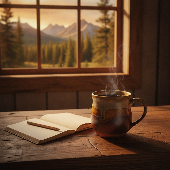 Your morning cup and a gift to New Now Village!